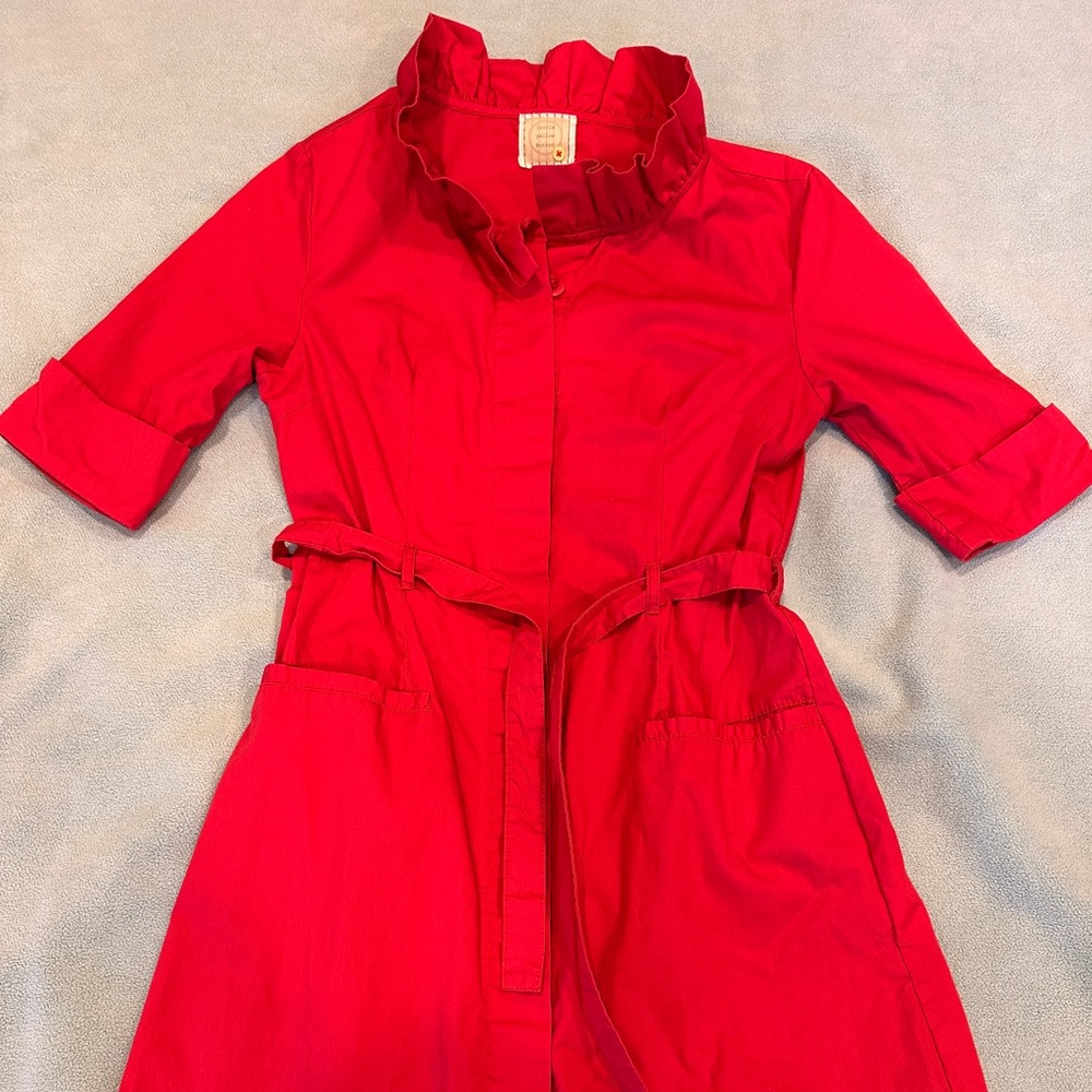 Anthropologie Red Casual Dress